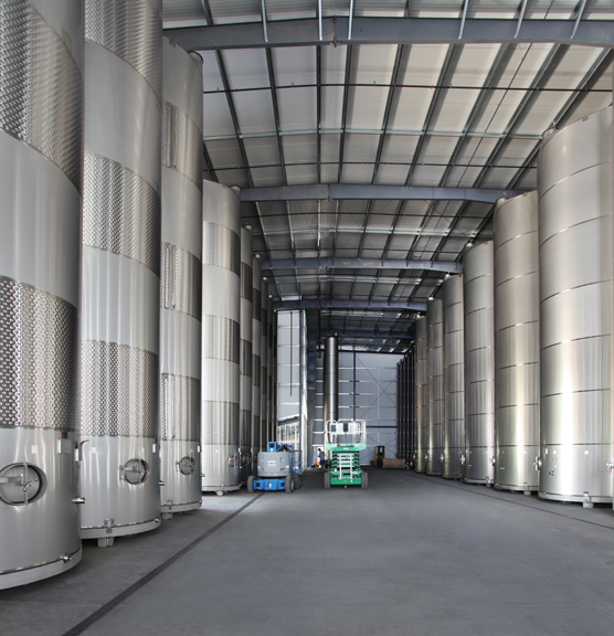 stainless wine tank facility design
