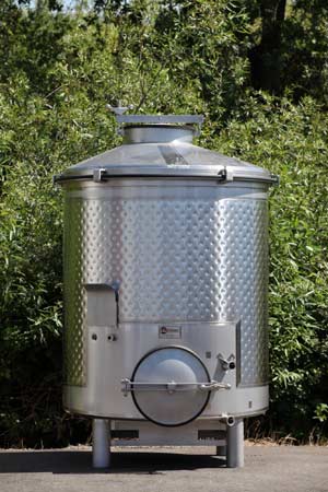 portable stainless wine tanks wide dimple jackets